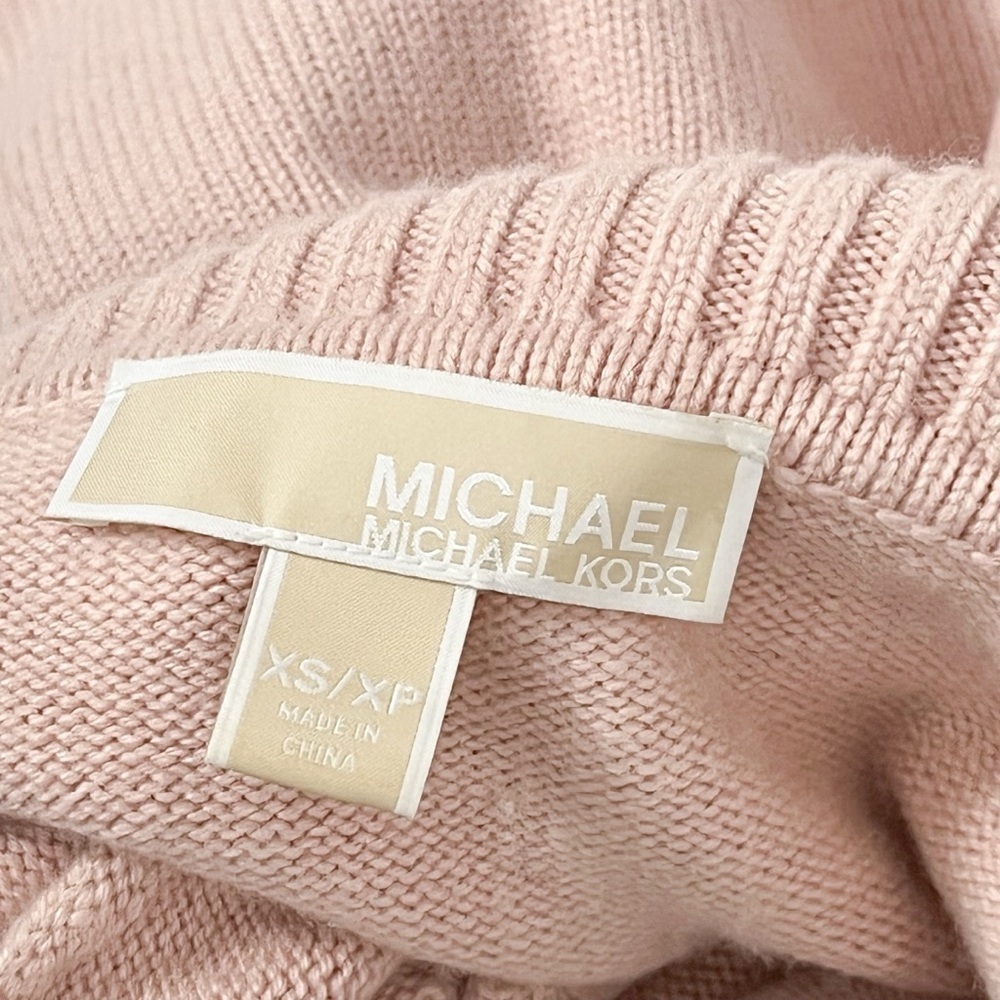 Michael Kors Pink Cowl Turtleneck Sweater - Picture 11 of 14